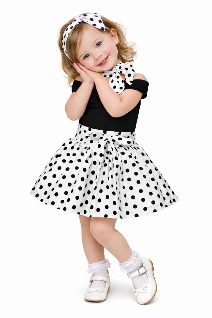 Conjunto infantil época para meninas