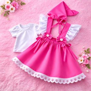 Conjunto a menina e o urso